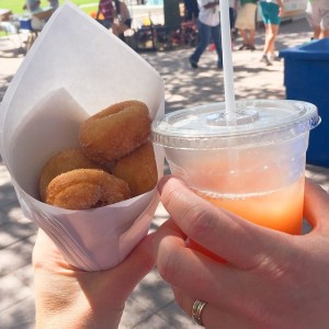 Cheers to the weekend at the @westpalmbch greenmarket! #ilovewpb#alwayssayyestodonuts#wpb