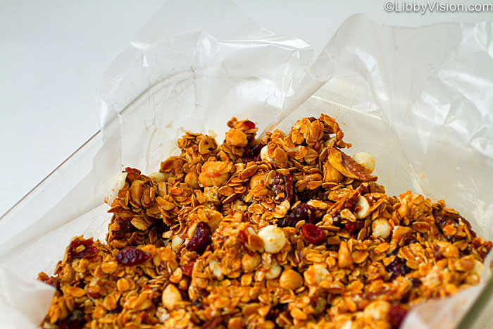 homemade granola bars // the average girl's guide