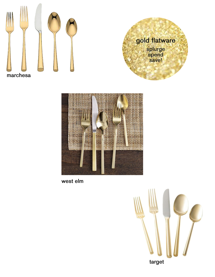 Gold silverware -- splurge or save