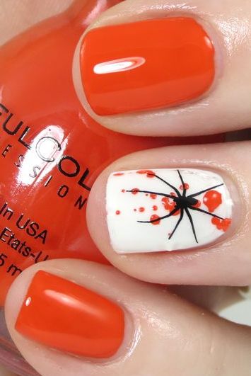 10 easy halloween mani ideas